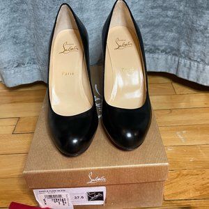 Christian Louboutin Simple Pumps 85 black kid sz 37.5